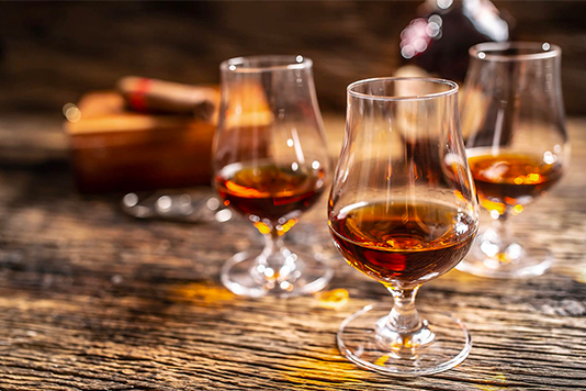 Verres de rhum